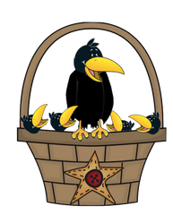 Crows in a Basket with Star