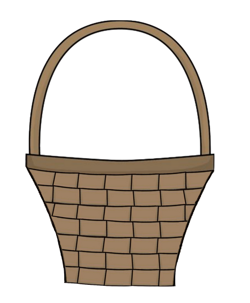 Country Prim Brown Basket