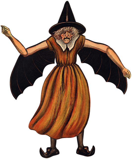 Halloween Bat Witch