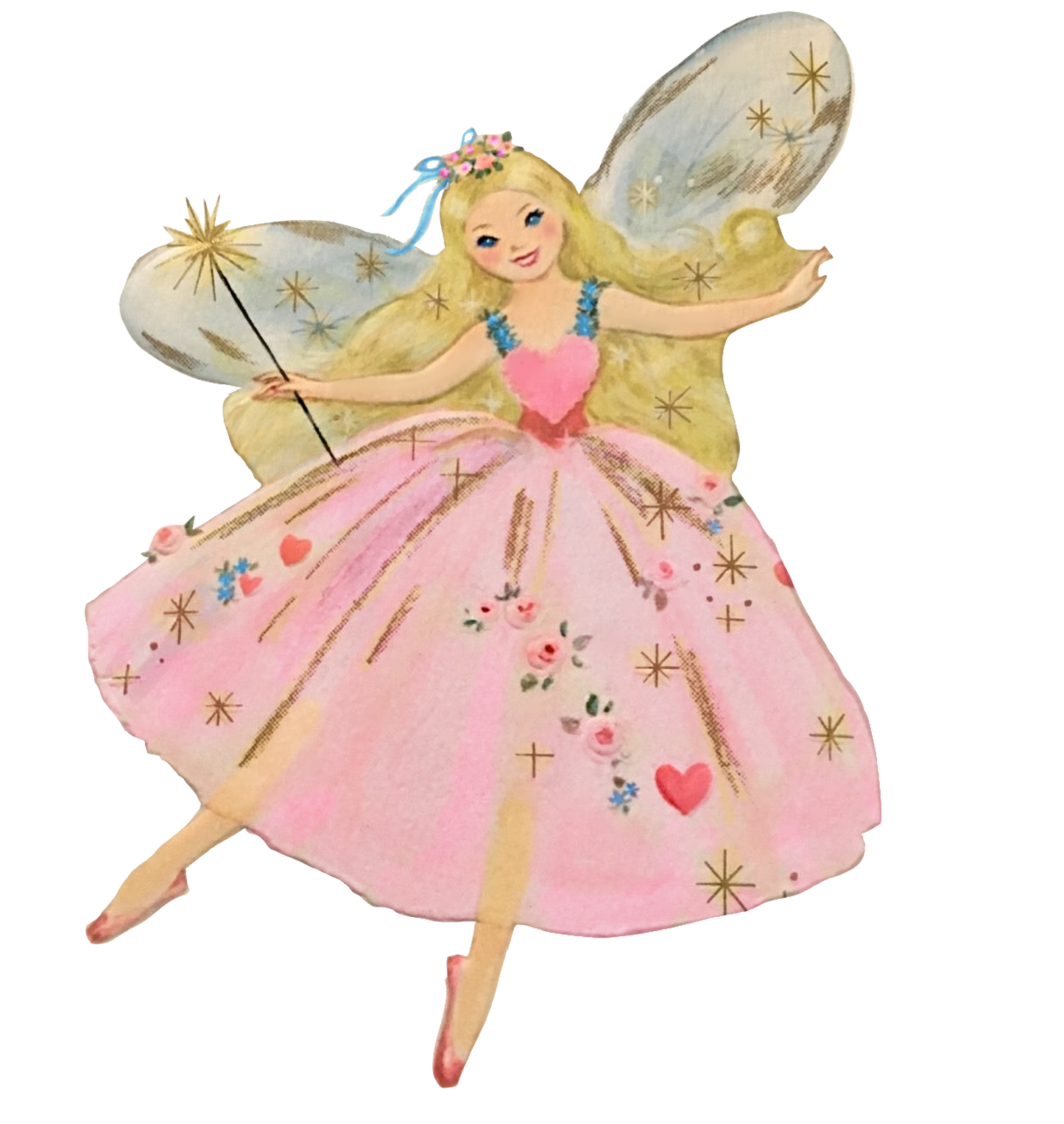 Beautiful Blonde Fairy Pink