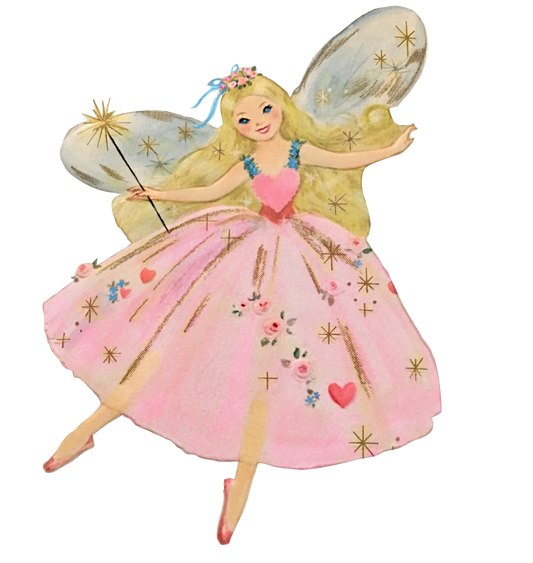 Beautiful Blonde Fairy Pink