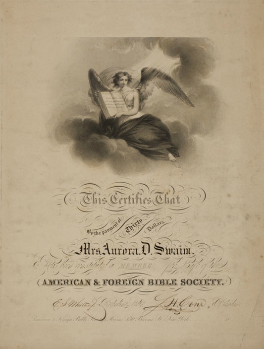 American & Foreign Bible Society 1800's