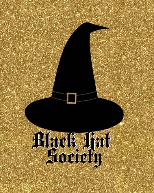 Black Hat Society Print Ready To Frame - Printable