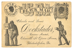 USBM Dockstader Blackmail Antique Envelope