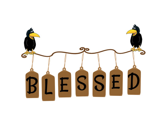 Crows - Blessed Sign 8X10 Print