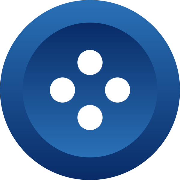 25 BLUE Button Images - BUTTON BUNDLE!