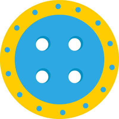 25 BLUE Button Images - BUTTON BUNDLE!