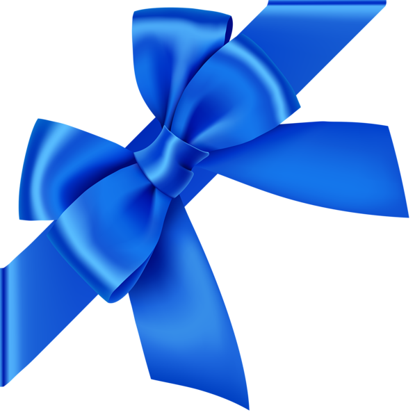 Blue Shiny Satin Corner Wrap Bow Perfect for Baby boy Scrapbook page
