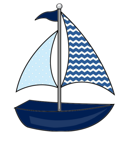 Baby Boy Sail Boat #6
