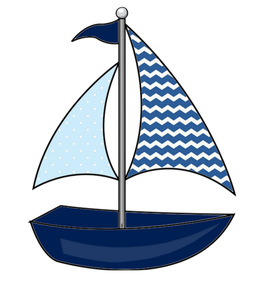 Baby Boy Sail Boat #6