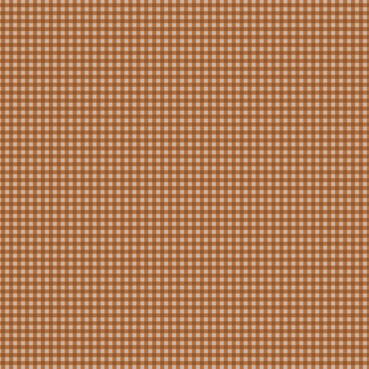 Browns Small Gingham Plaid Prim Background 12x12