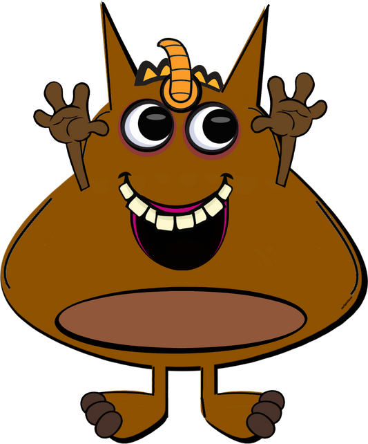 Brownie - Brown Cute Monster