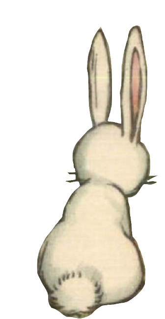 Sweet litle rabbit - White Bunny Rabbit - Vintage bunny