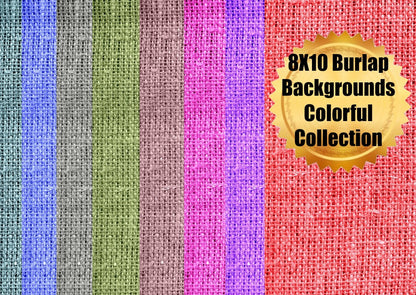 Burlap 8X10 Backgrounds Color Collection