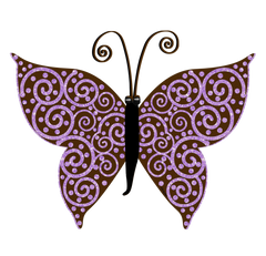 Butterfly Purple Swirl