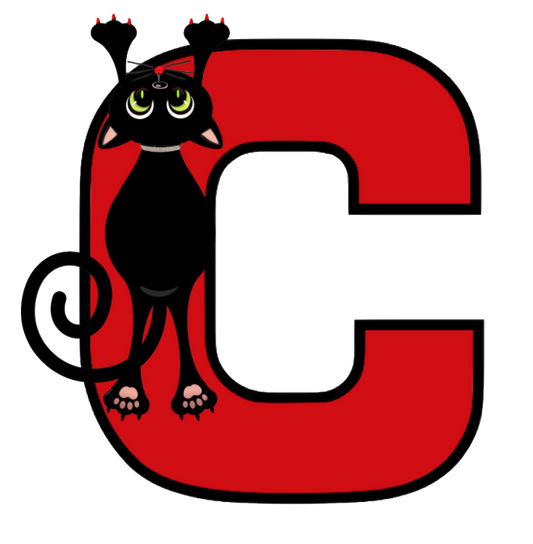C Letter - Cat  PNG format