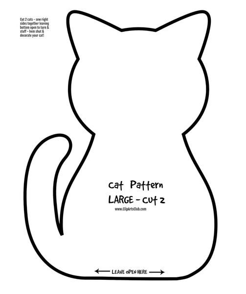 Large Cat Pattern