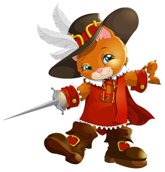 Cat Pirate Cartoon Character