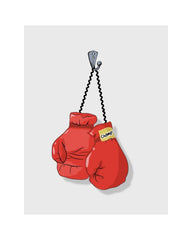 Champ Boxing Gloves 8x11 Print Ready to frame