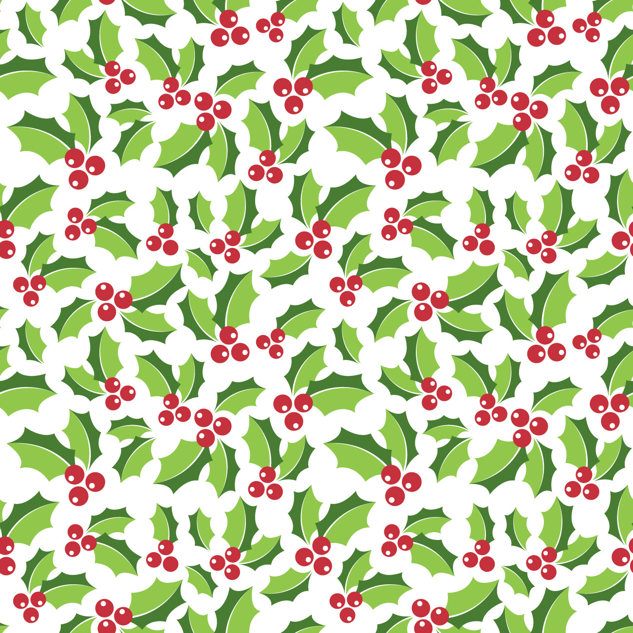 Christmas 12x12 Ivy - Mistletoe Background or Page