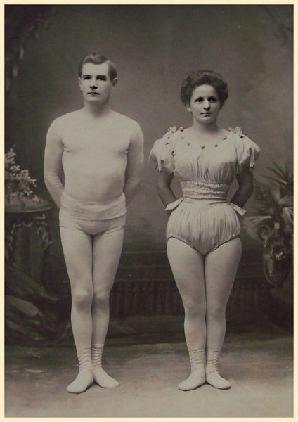 Vintage Photo Circus Couple