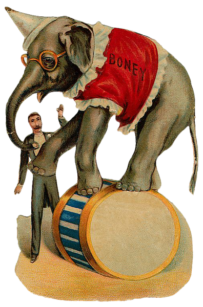 Circus Elephant - Vintage