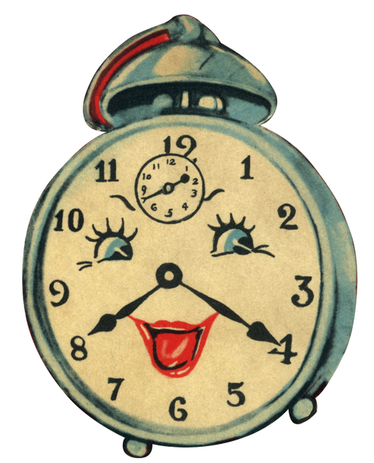 Vintage Clock - Ephemera