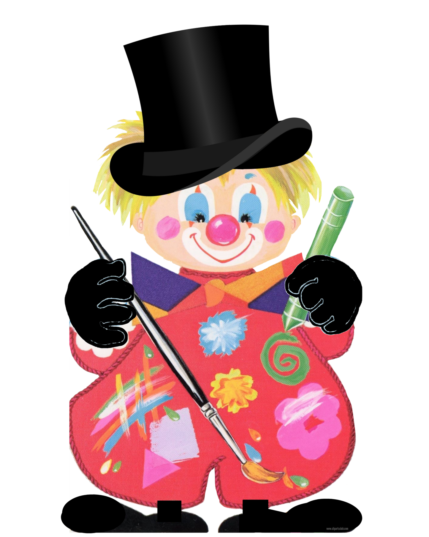 Clown - Top Hat Artsy Clown
