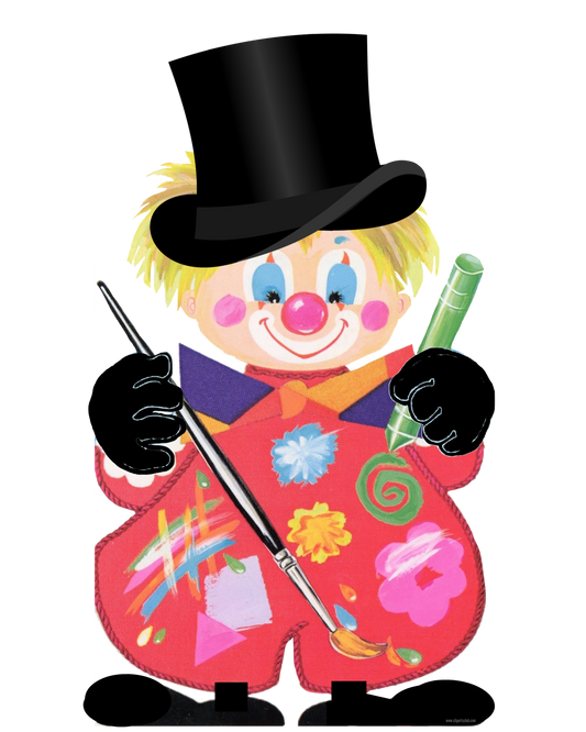 Clown - Top Hat Artsy Clown