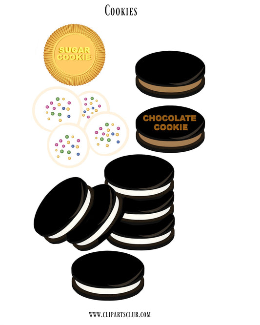 Cookies Set - Printable & Clip Art