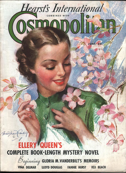 Beautiful Glamour Ephemera - Vintage Cosmopolitan - 1936 Cosmopolitan Magazine Cover