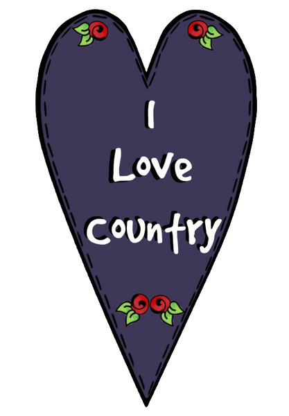 My Country Hearts - 15 hearts of country colors