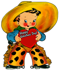 Cowboy Happy Valentines Day