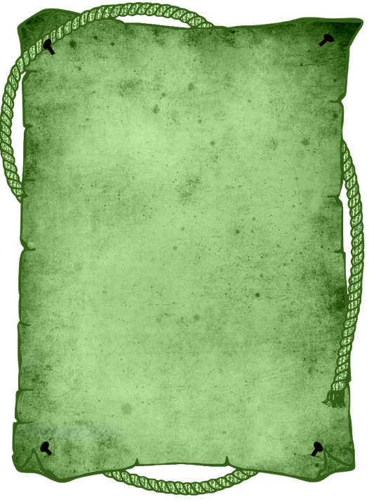 Cowboy Green Blank Roped Paper Background