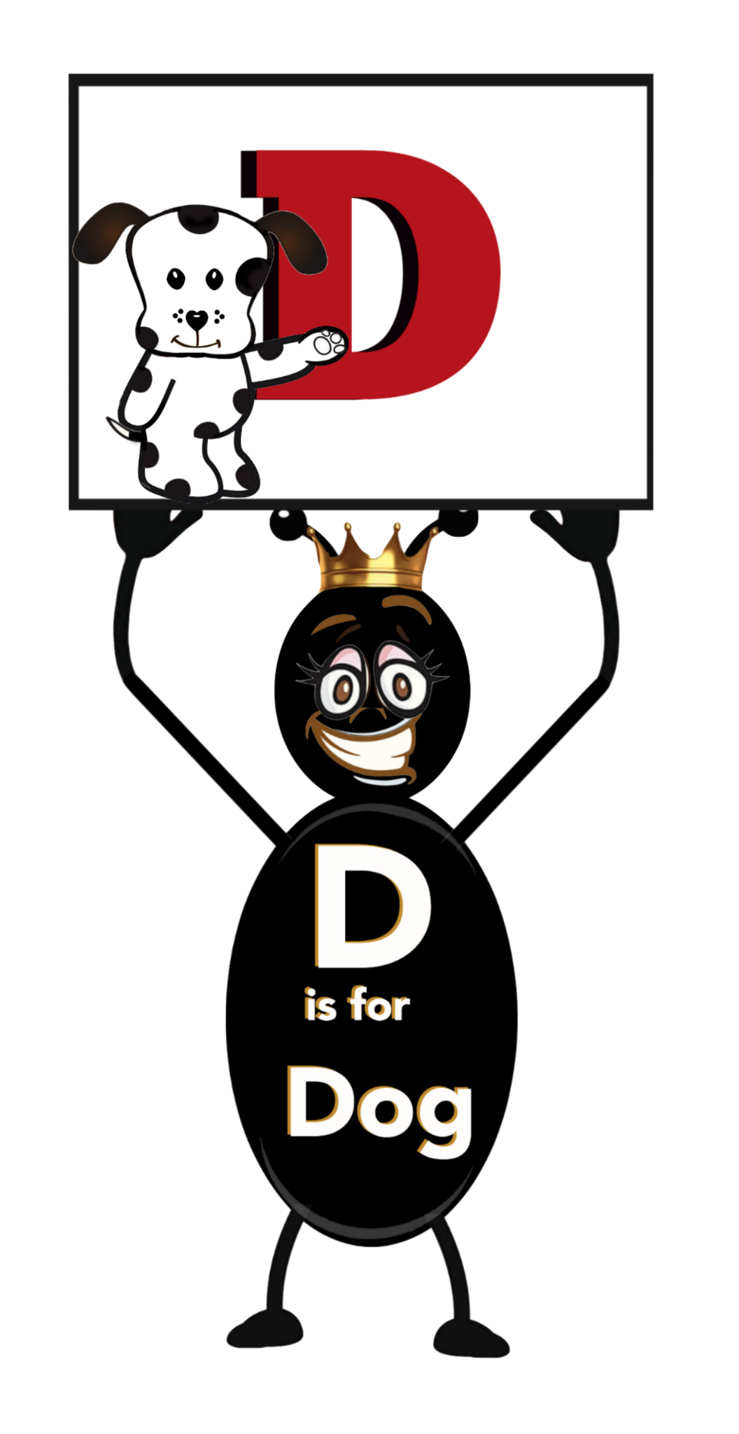 Alphabet - Letter D - Ant Alphabet Clip Art
