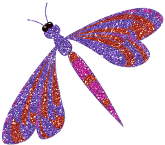 Dragonflies Bundle #3   Glitter Dragon Fly 5 variations