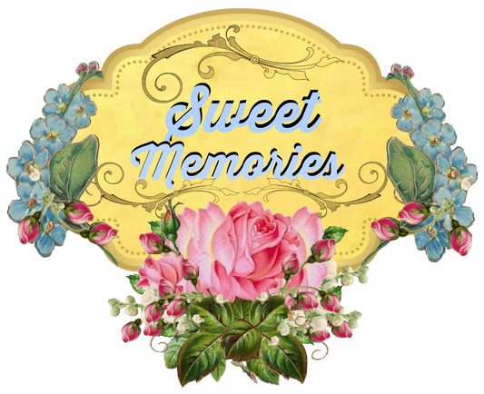 Debs Vintage Rose "Sweet Memories" Label or Tag