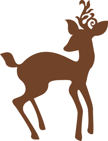 Brown Deer Silhouette Clip Art