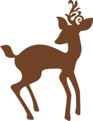 Brown Deer Silhouette Clip Art