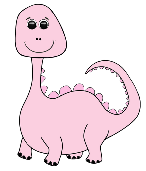 Dinosaur Pink With Pink PNG image