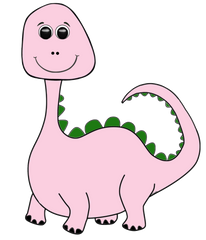 Dinosaur Style #1 Light Pink Image