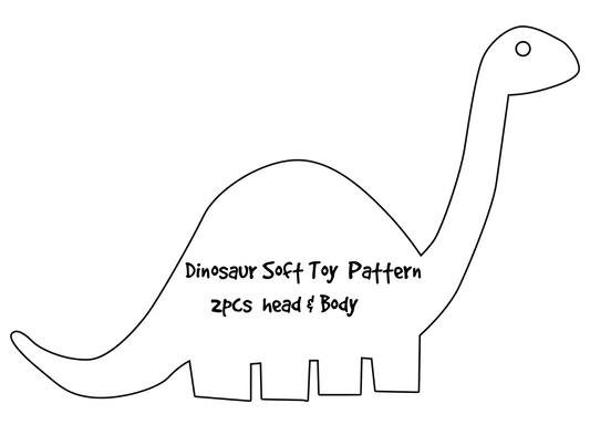 Dinosaur Soft Toy Pattern