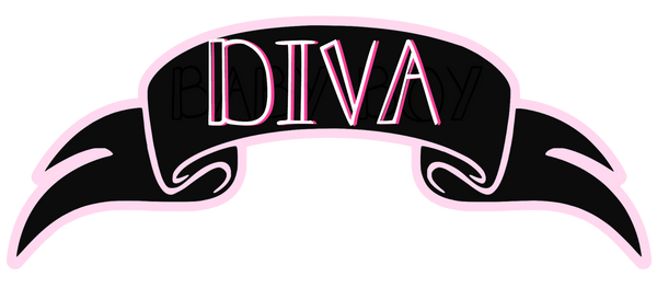 Diva Chalk Banner