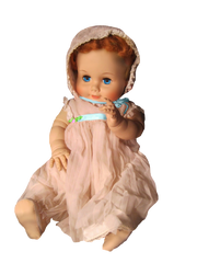 Antique Baby Doll in Gown