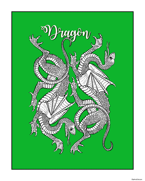 Dragon Bundle Two Prints & Huge Dragon Image
