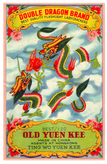 Dragon Vintage Ephemera Firecracker Poster