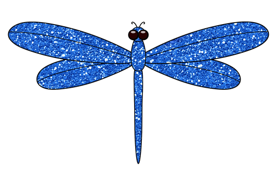 Dragonflies - Dragon Fly - Glitter Bundle - Blue - Teal - Purple