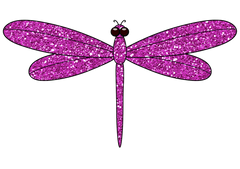 Dragonflies - Dragon Fly - Glitter Bundle - Green & Pink