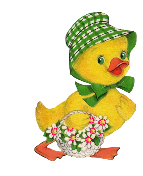 Vintage Cute Duck "Miss Duck"