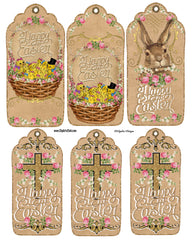 Easter Tags Pintable
